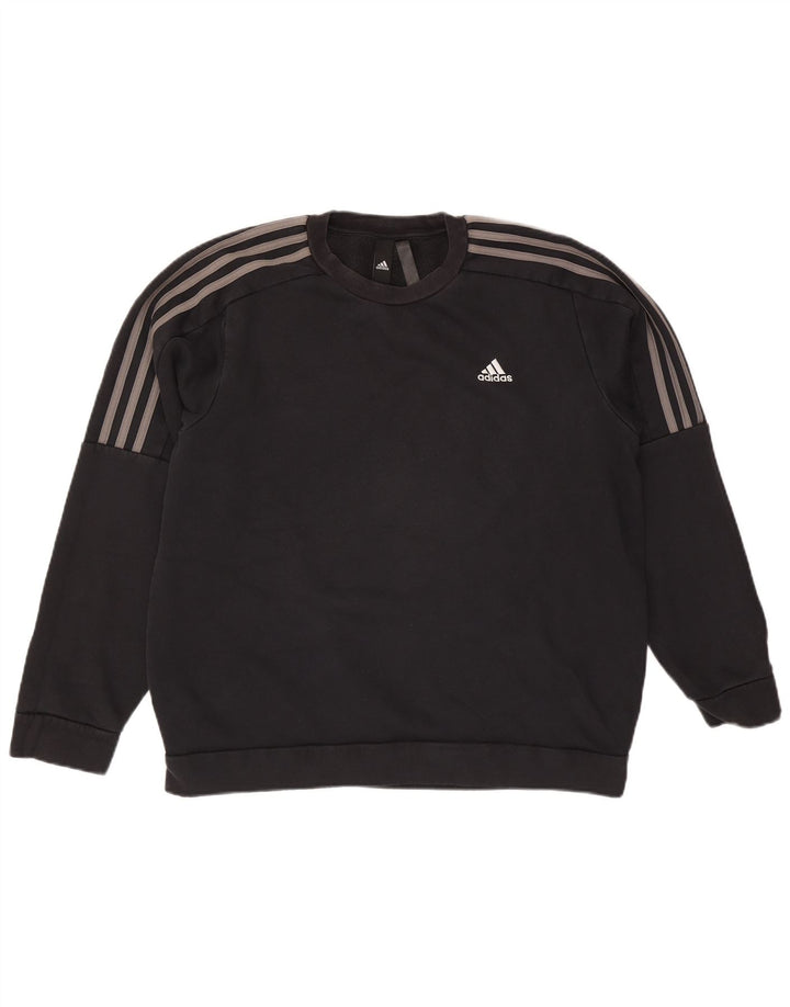 Adidas Sweatshirt til mænd Medium Sort bomuld