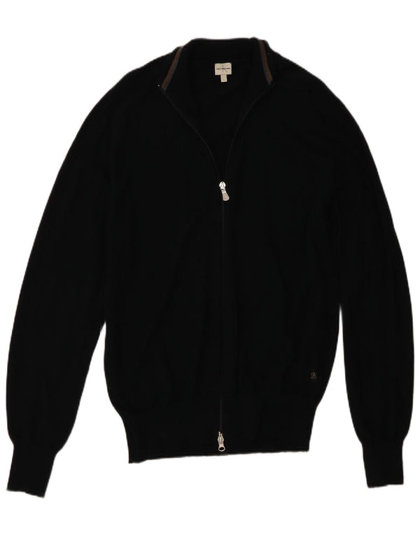 Calvin Klein Jeans Herre cardigan sweater XL marineblå bomuld