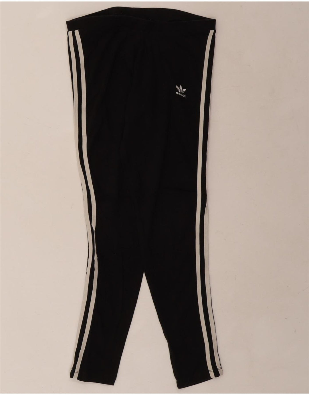 Adidas Dame Leggings UK 14 Medium Sort Bomuld