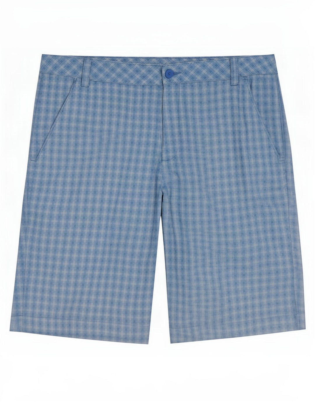 Puma Herre Chino Shorts Large W36 Blue Check