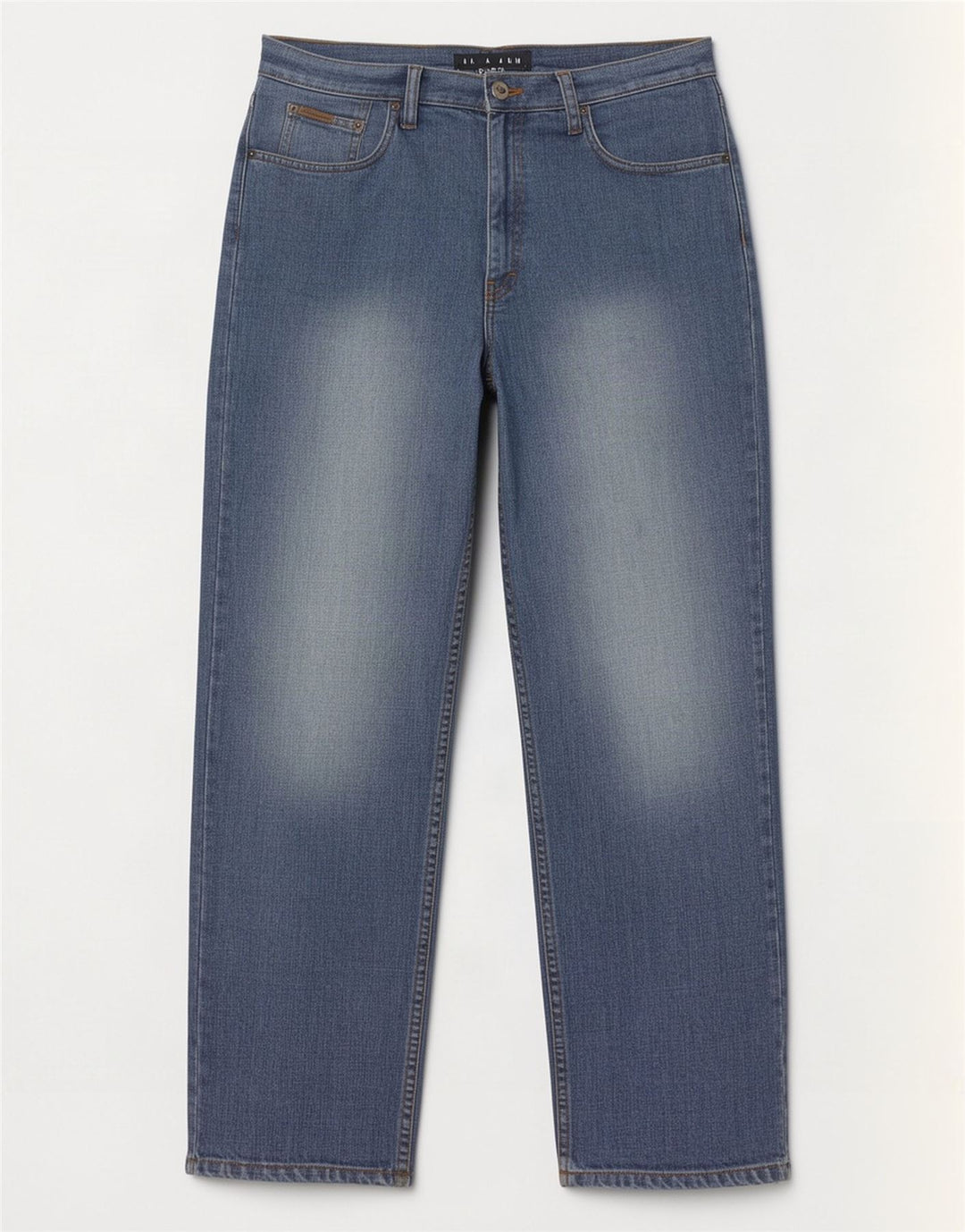 Calvin Klein Straight Jeans til mænd W32 L30 Blå Bomuld