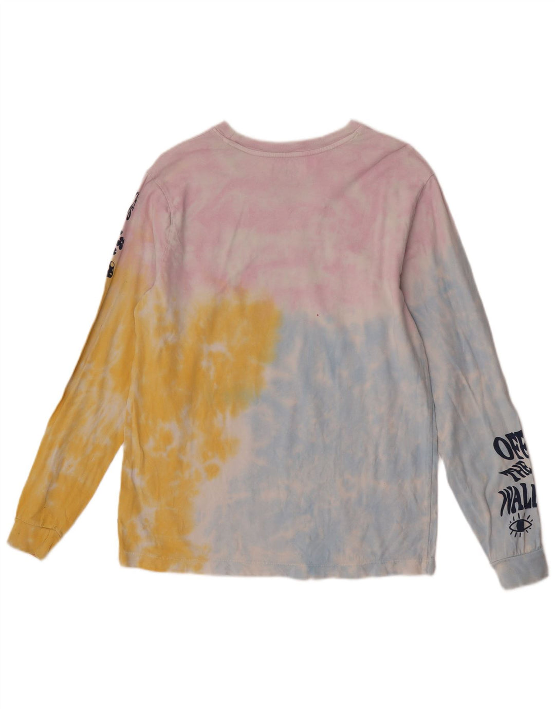 Vans Dame Grafisk Top Langærmet UK 14 Medium Multicolored Tie Dye