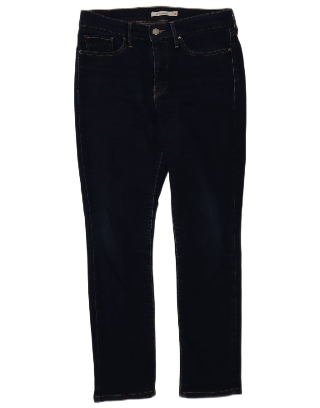 Levi's Womens 312 Shaping Slim Jeans W29 L28 Marineblå