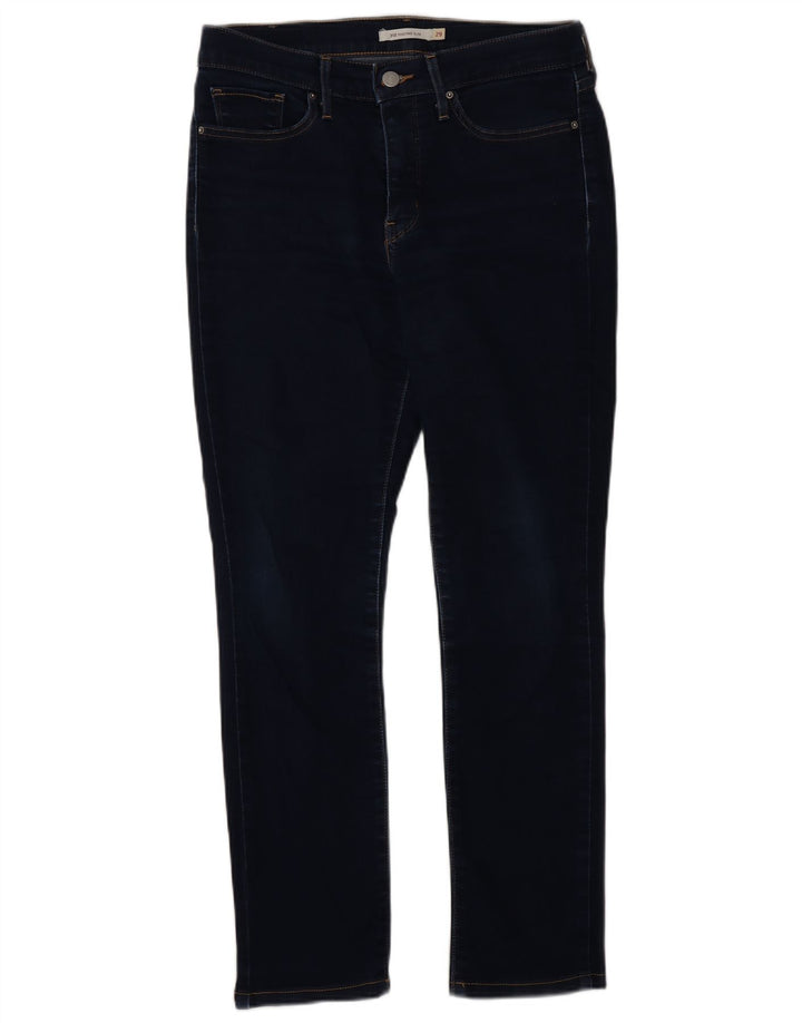 Levi's Womens 312 Shaping Slim Jeans W29 L28 Marineblå