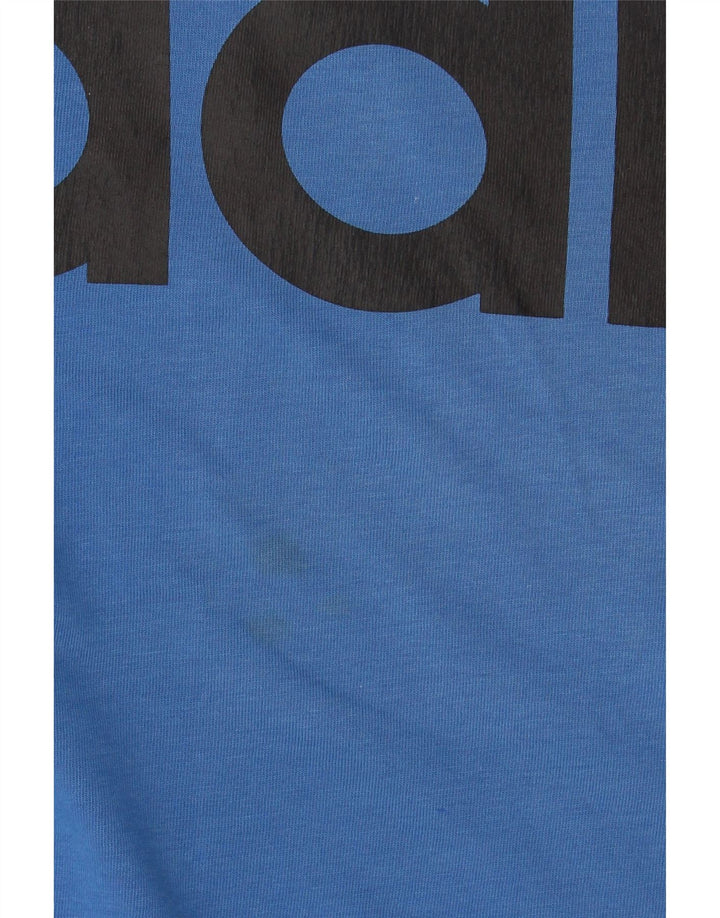 Adidas Herre Climalite Grafisk T-Shirt Top XL Blå