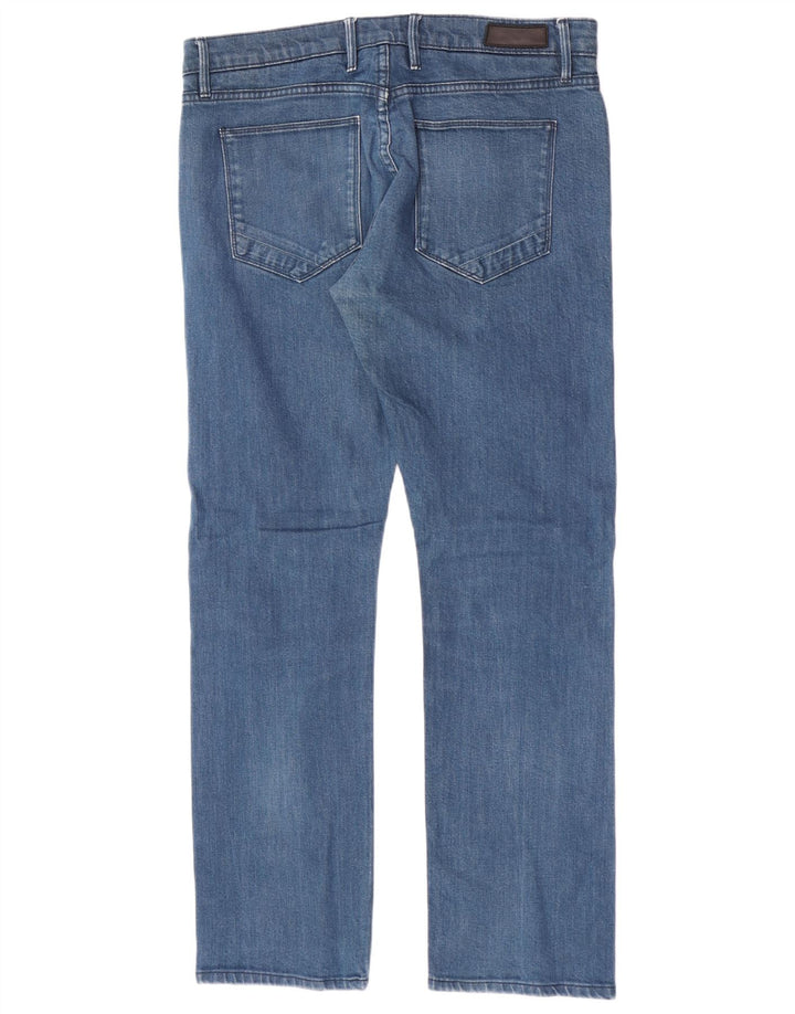 Marks & Spencer Herre Autograph Slim Jeans W36 L30 Blå Bomuld