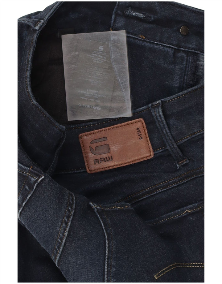 G-STAR Dame Super Skinny Jeans W27 L32 Marineblå Bomuld