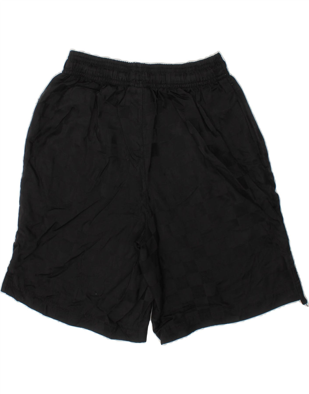 UMBRO Boys Sport Shorts 8-9 Years Medium Black Check Polyester Vintage Umbro and Second-Hand Umbro from Messina Hembry 