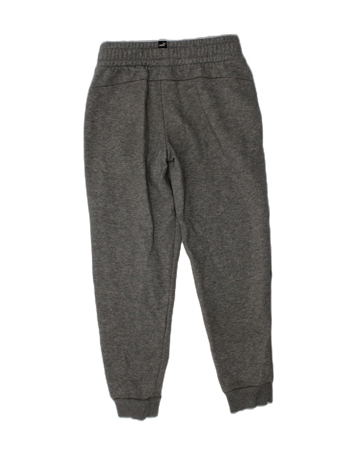 PUMA Boys Tracksuit Trousers Joggers 9-10 Years  Grey Cotton Vintage Puma and Second-Hand Puma from Messina Hembry 