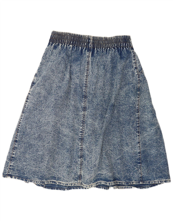Vintage denimnederdel til kvinder W32 Large Blue