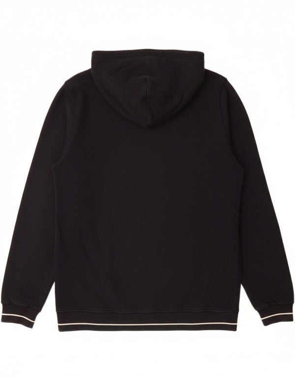 CHAMPION drenge grafisk hættetrøje med lynlås 13-14 år XL marineblå bomuld