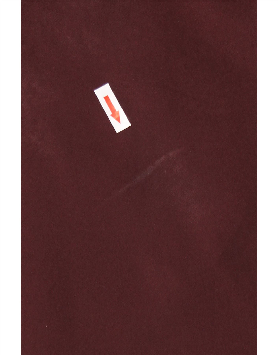 Zara Dame Langærmet Tunika Top UK 14 Medium Burgundy
