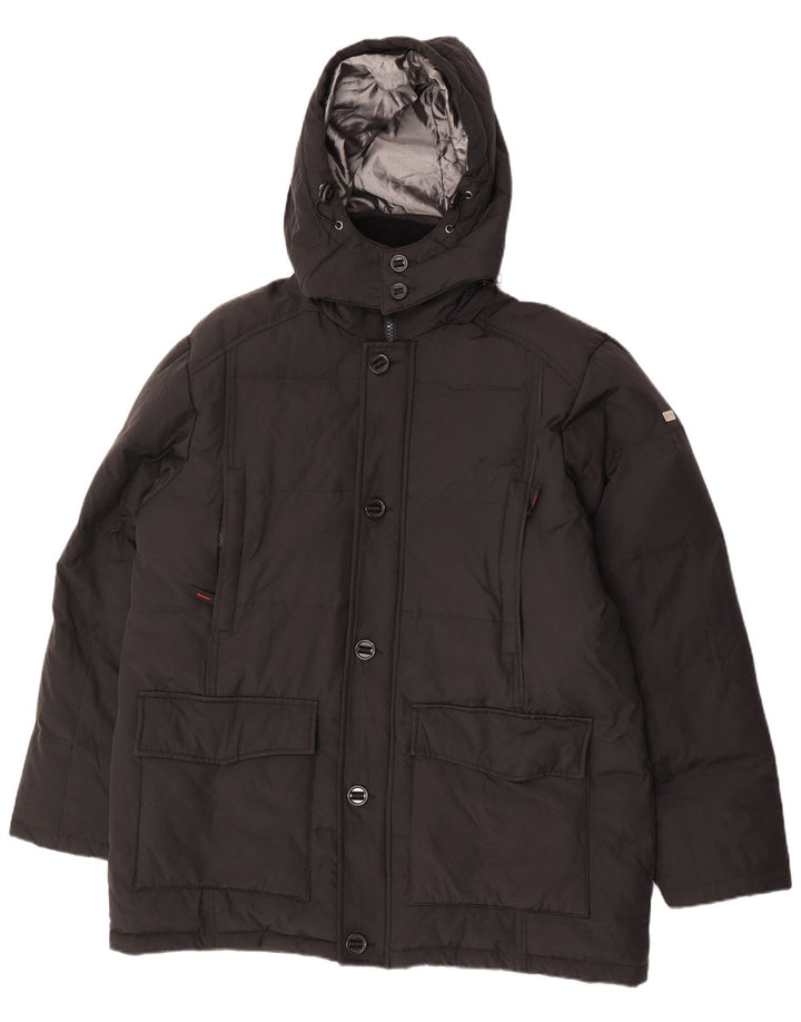 Ivy Oxford Herre hættepolstret jakke IT 54 2XL Sort Polyamid