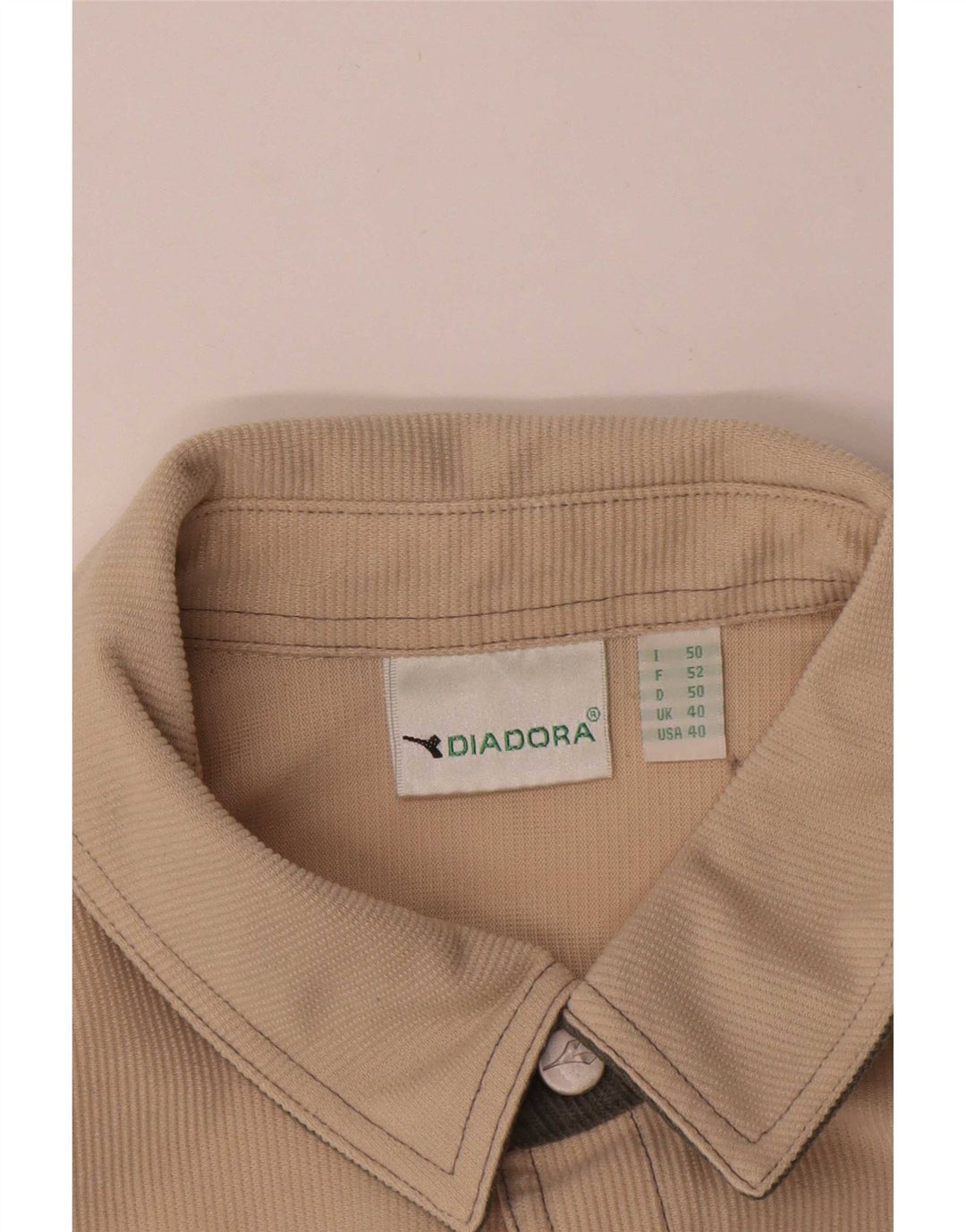 Diadora Herreskjorte UK 40 Medium Beige