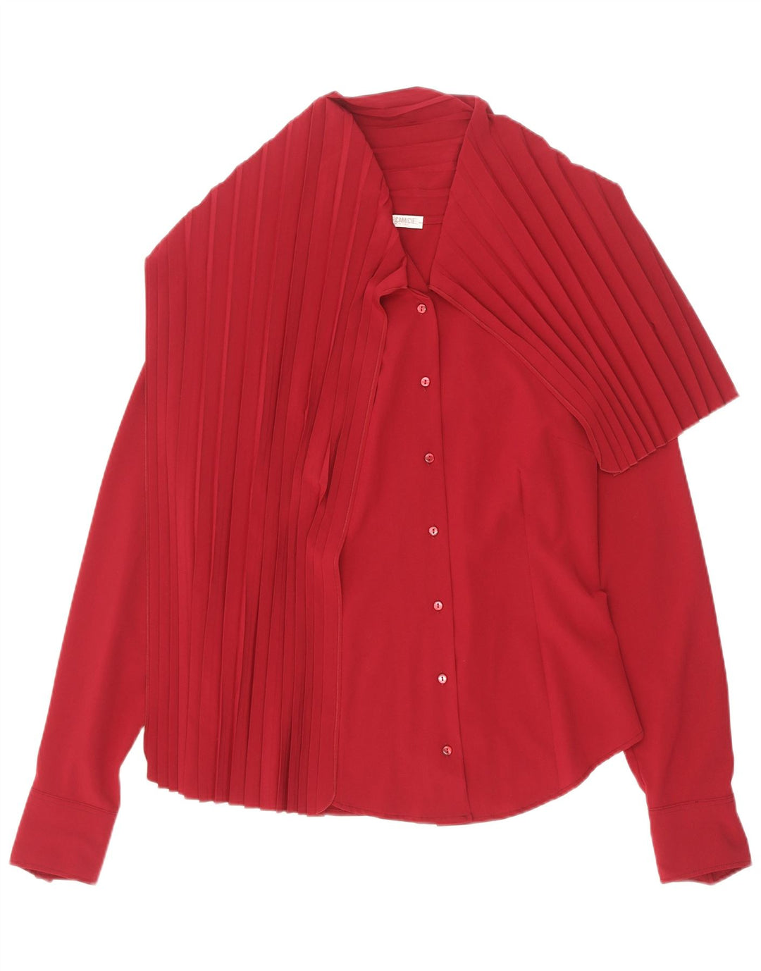 Naracamicie Dame Shirt Bluse UK 14 Medium Rød Polyester