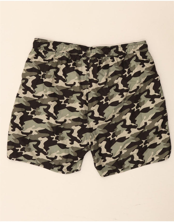 Pierre Cardin Badeshorts til mænd store grå camouflage polyester