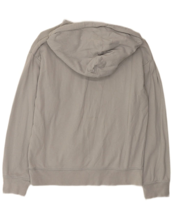 Levi's Graphic Oversized Hoodie Jumper UK 10 Small Grey Bomuld