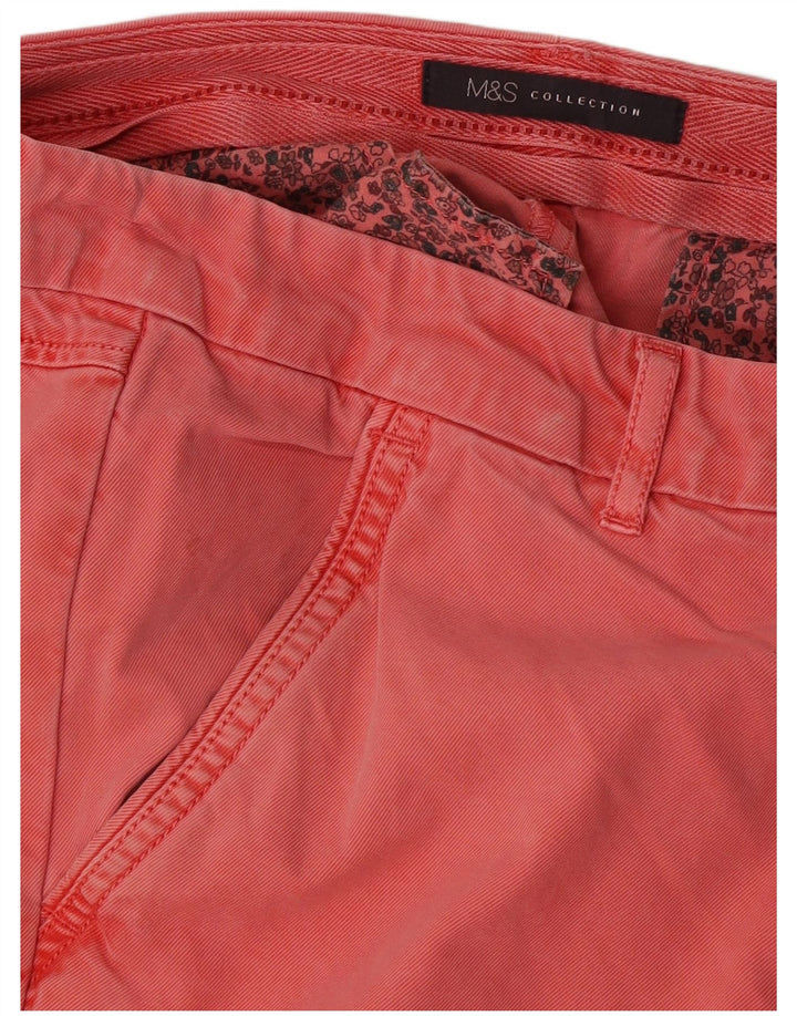 Marks & Spencer Slim Chino-bukser til kvinder W36 L29 Rød