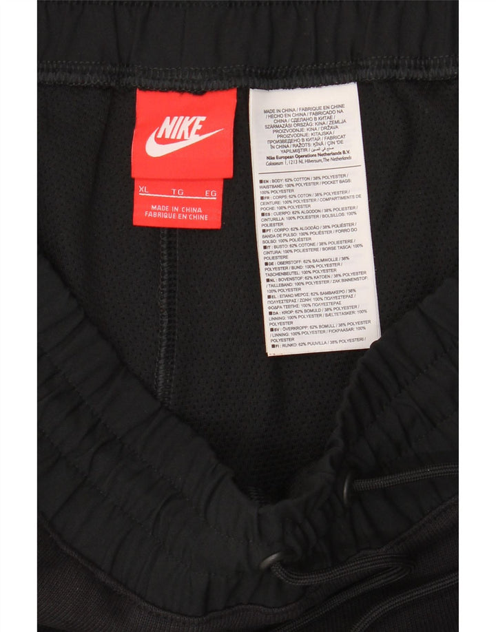 Nike Herre Sportshorts XL Sort Colourblock Bomuld