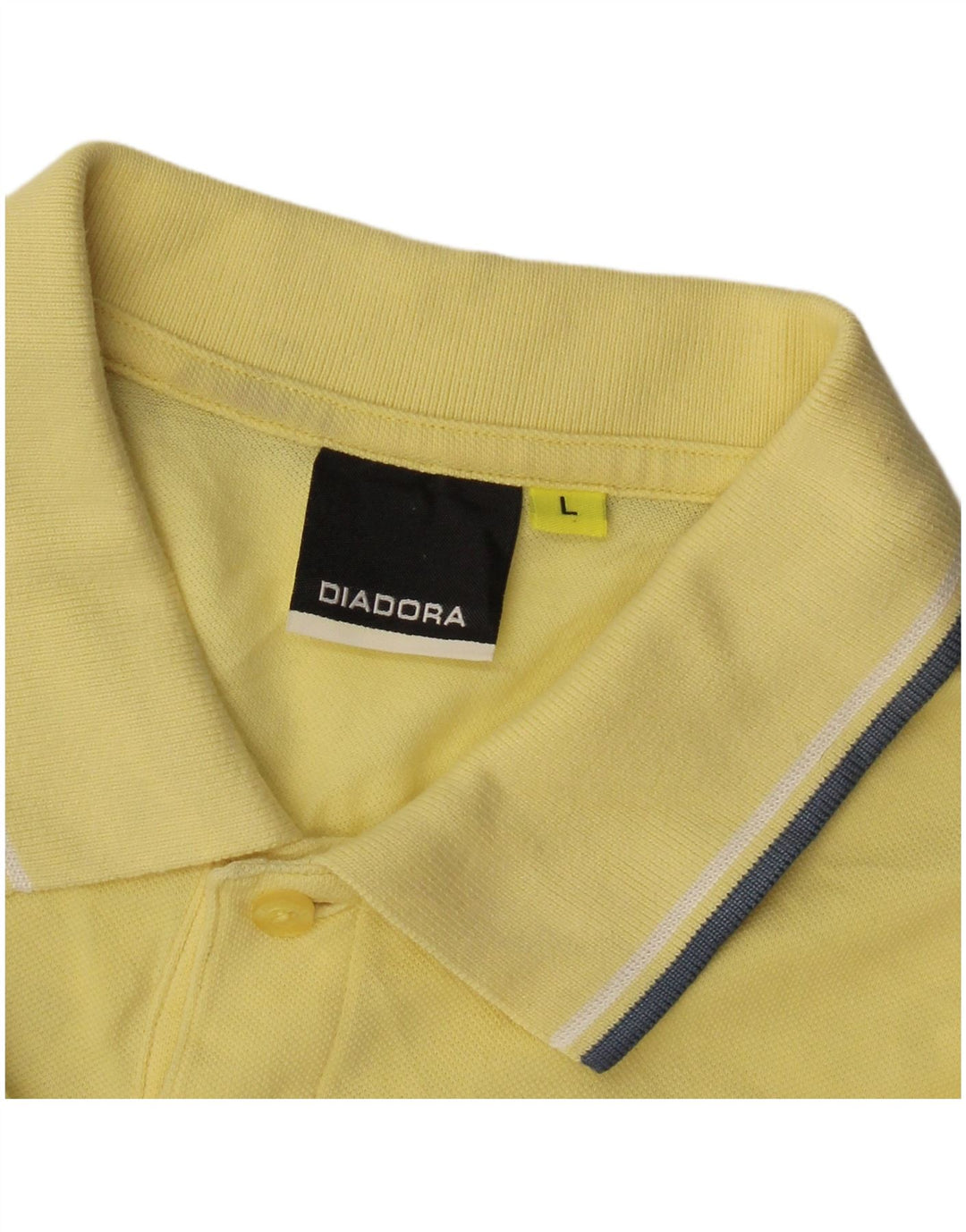 Diadora Herre Polo Shirt Stor Gul