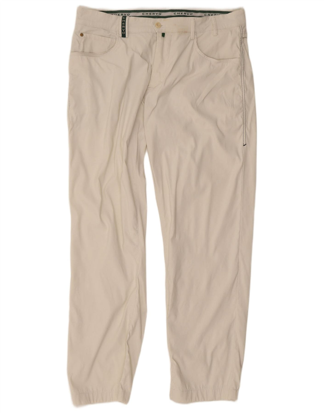 Chervo Straight Casual Bukser til mænd W34 L29 Beige