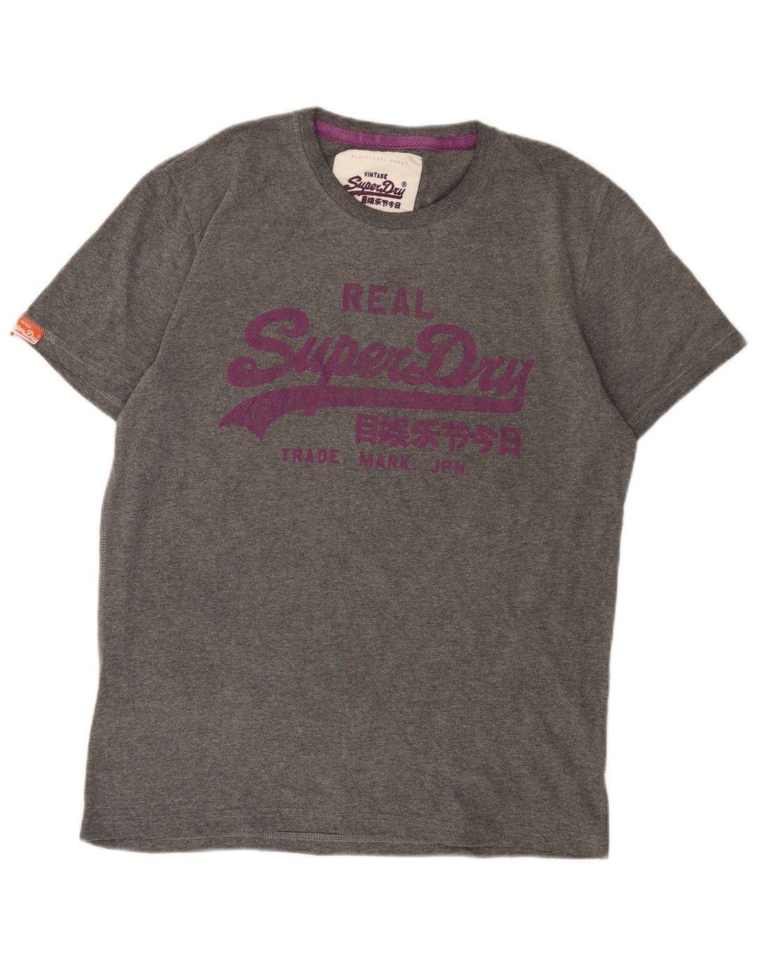 Superdry Herre grafisk T-shirt Top XL Grå Bomuld