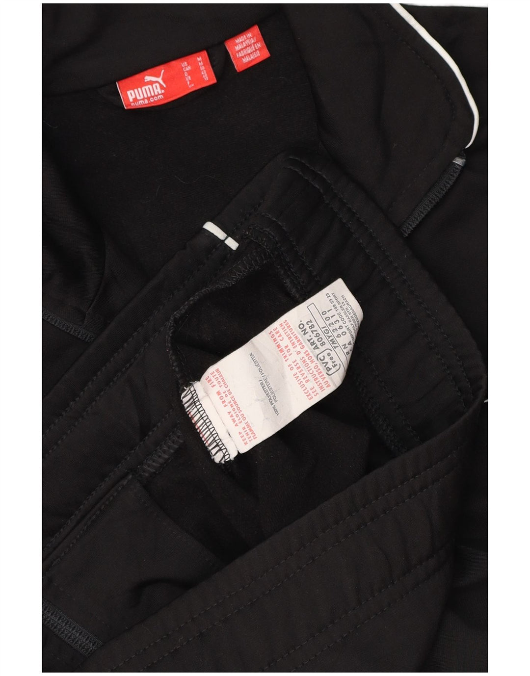 PUMA træningsdragt topjakke til kvinder UK 12 Medium Sort Colourblock Polyester