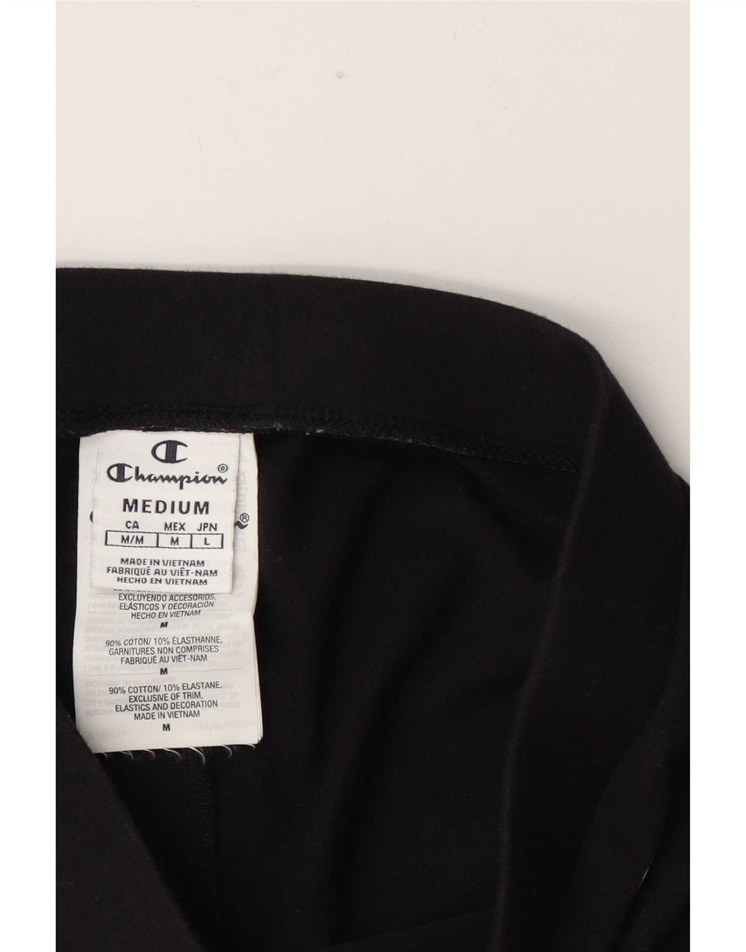 Champion Womens Sports Shorts UK 14 Medium Black Bomuld