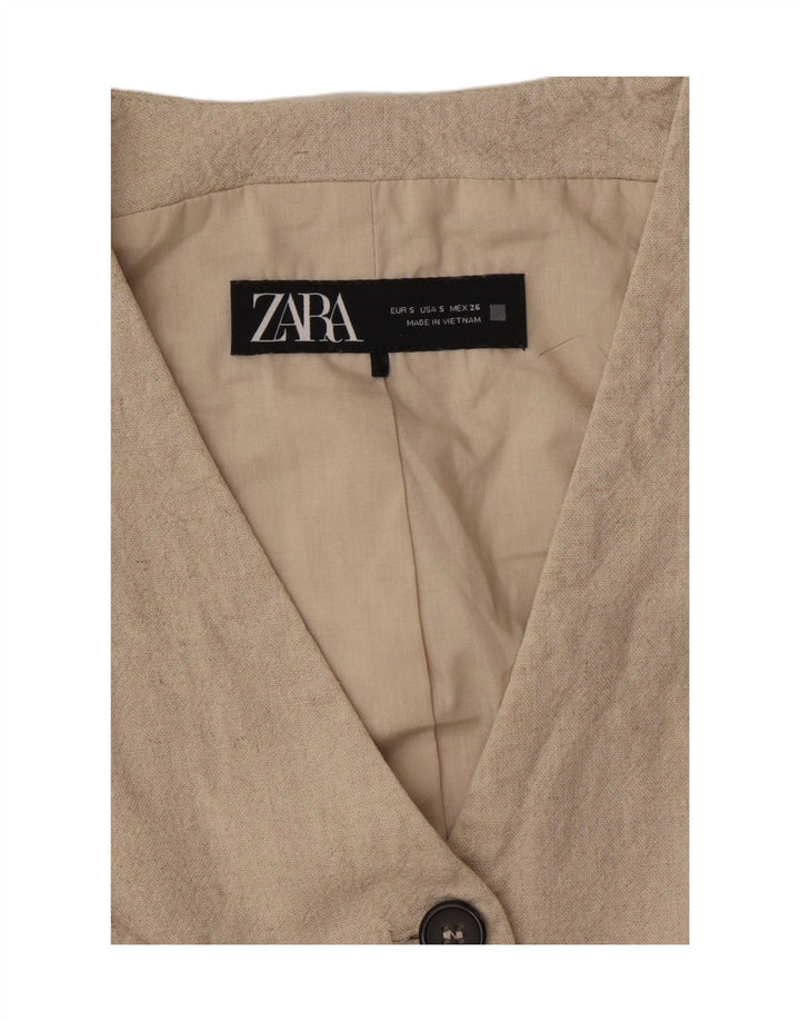 Zara Damevest UK 10 Small Beige
