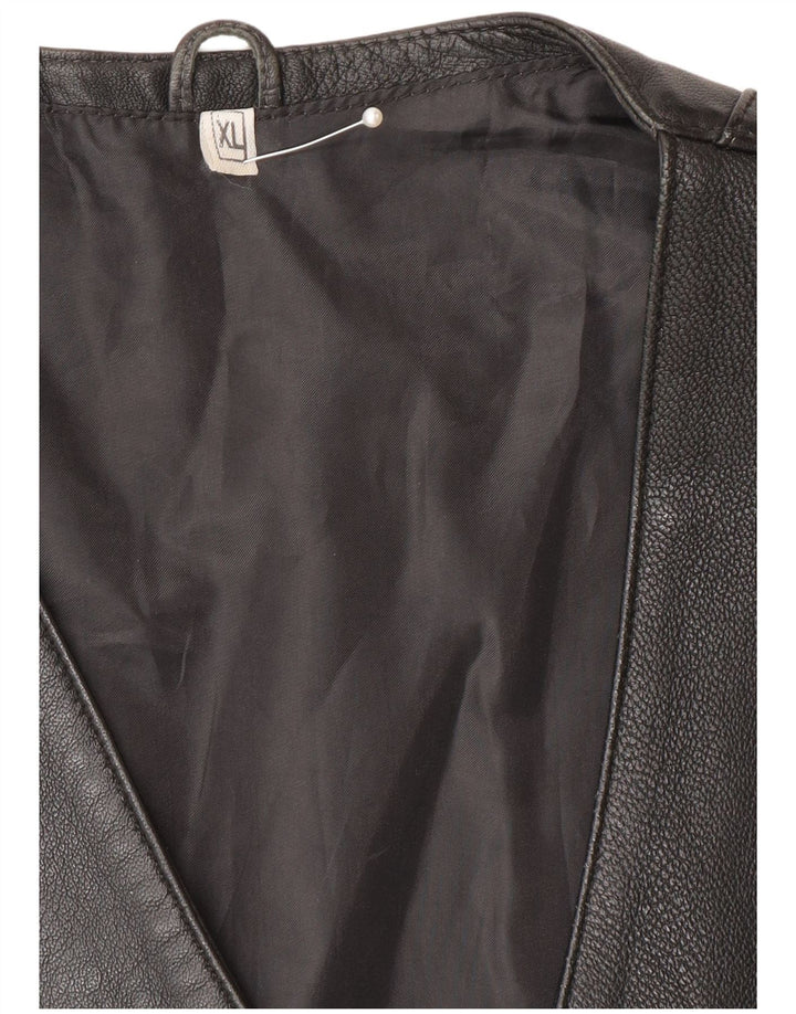 Vintage herrevest XL sort