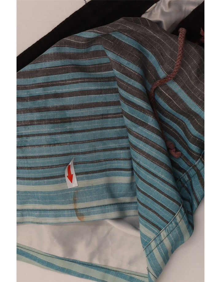 Quiksilver Badeshorts til mænd Small W29 L7 Gråstribet polyester