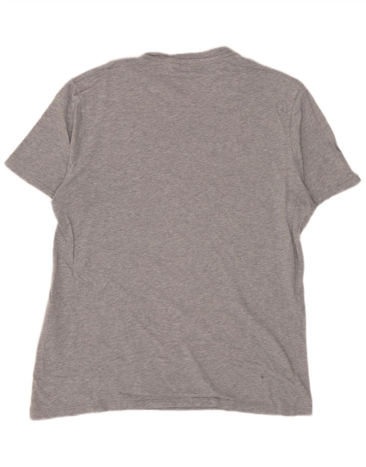 Levi's Herre grafisk T-shirt top mellemgrå flækket bomuld