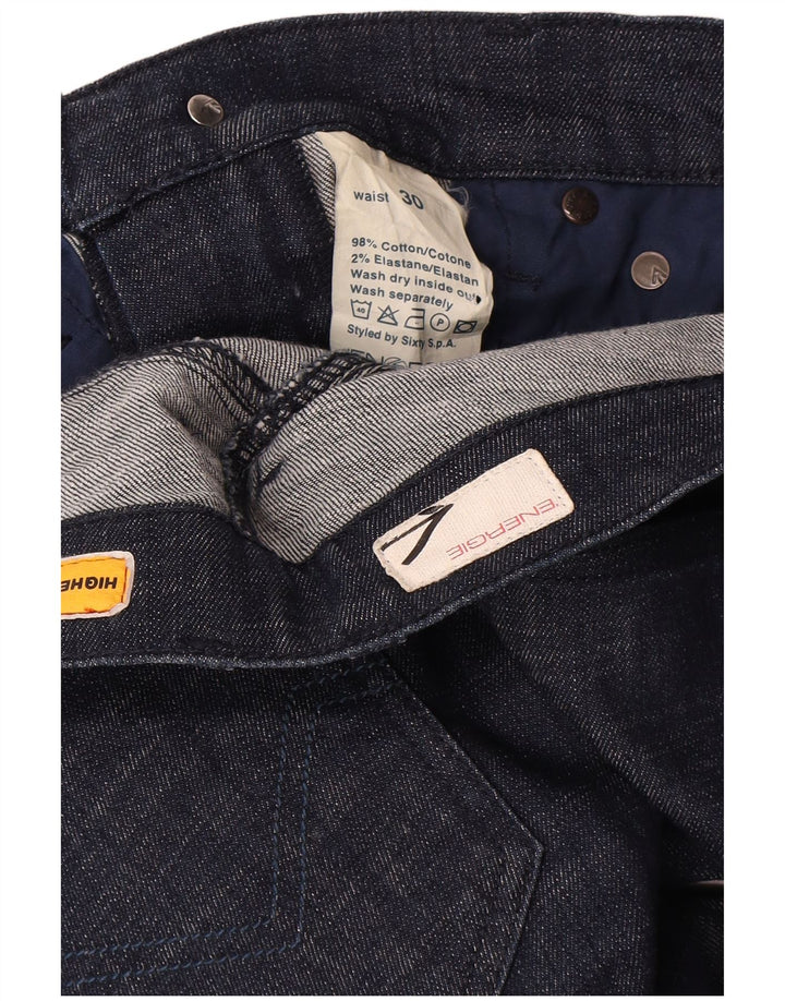 Energie Dame Slim Jeans W30 L34 Marineblå Bomuld