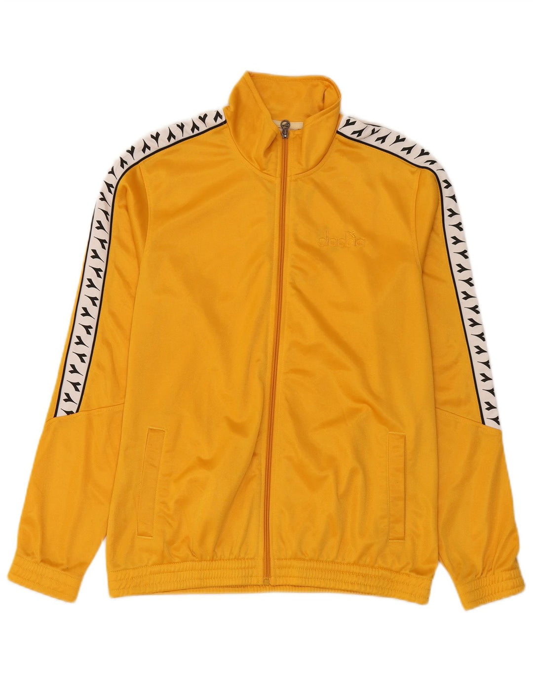 Diadora Herre grafisk træningsdragt Topjakke Medium Gul Colourblock