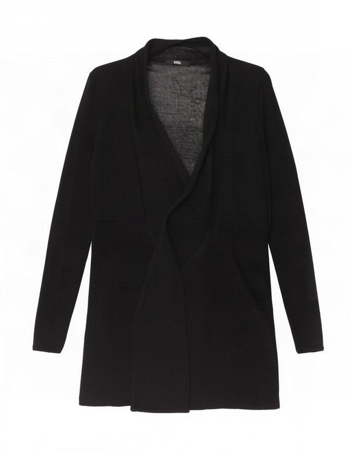 Marks & Spencer Dame Se Through Cardigan Sweater UK 14 Medium Black