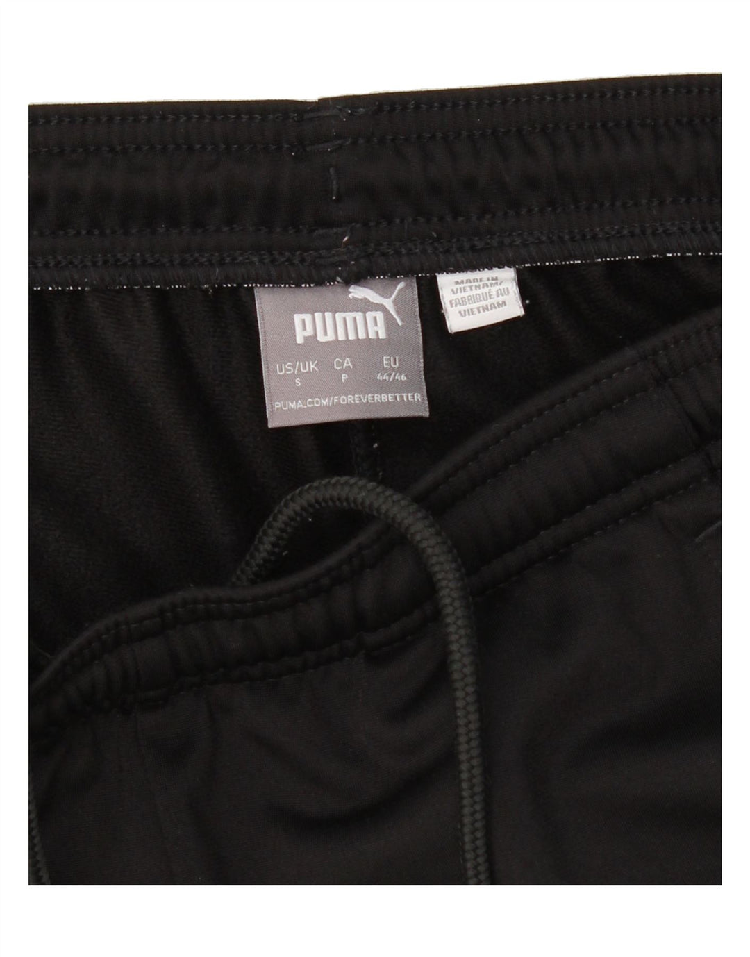 PUMA Mens Tracksuit Trousers Small  Black Polyester Vintage Puma and Second-Hand Puma from Messina Hembry 