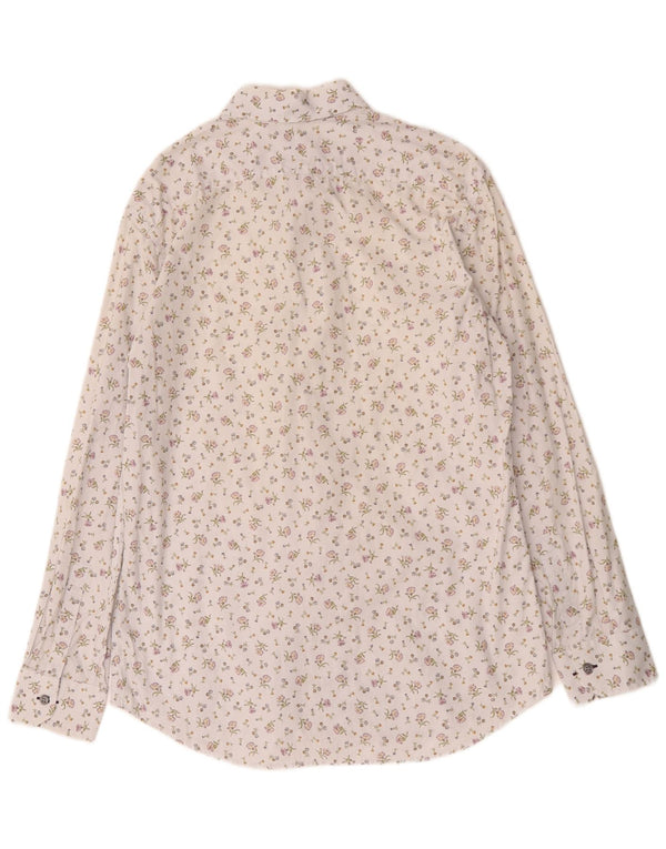 Paul Smith Herreskjorte str. 43 17 XL Hvid blomster