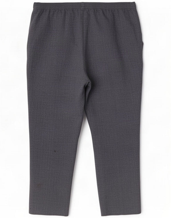 Marks & Spencer Womens Cropped Trousers UK 18 XL W40 L26 Blue Polyester
