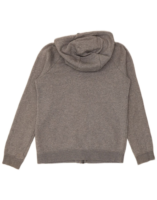 Nike Dame Loose Fit Hættetrøje Sweater UK 4 XS Grå Flecked Bomuld