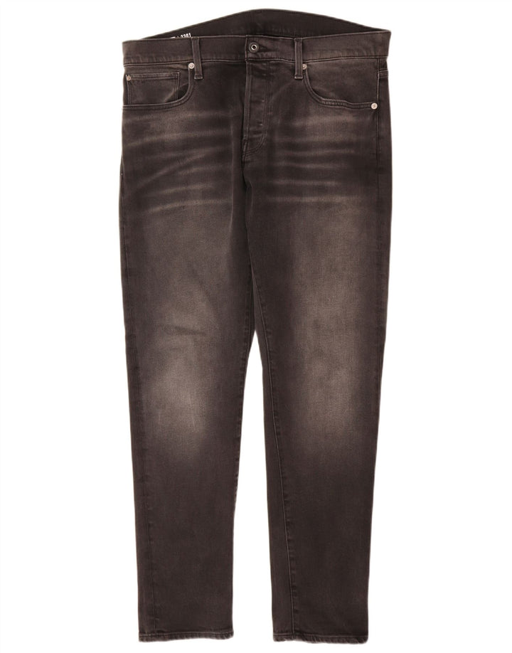 G-Star Slim Jeans til mænd W34 L32 Grå bomuld