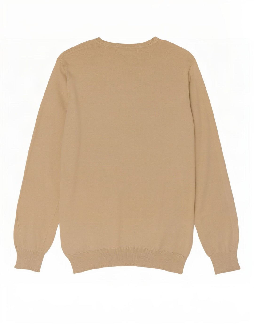 Zara Herre V-hals sweater Stor Beige Bomuld