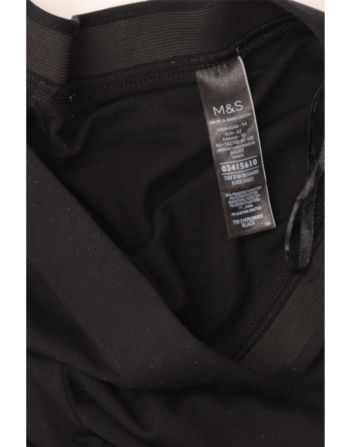 Marks & Spencer Træningsdragtsbukser til kvinder UK 14 Large Black Viscose
