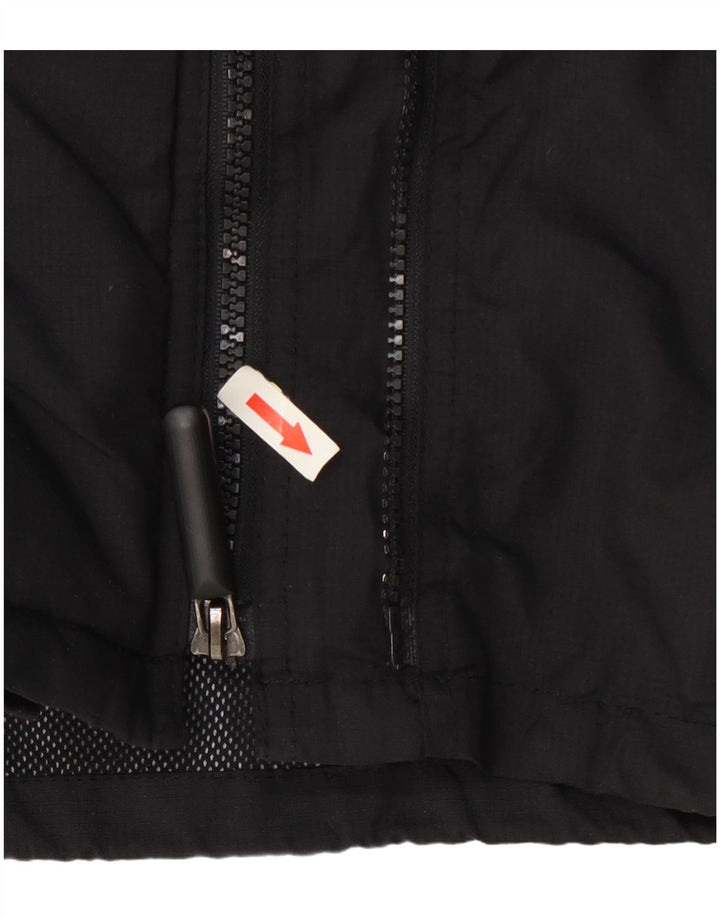 Superdry Regnjakke til kvinder UK 20 2XL Sort Nylon