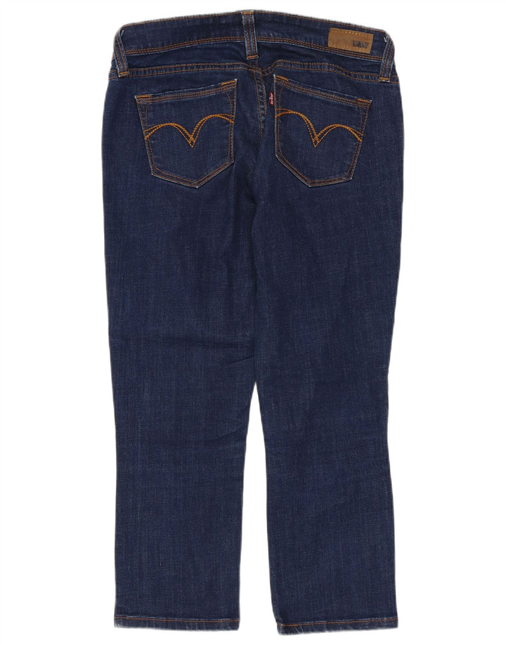 Levi's Dame Capri Jeans W26 L21 Marineblå Bomuld