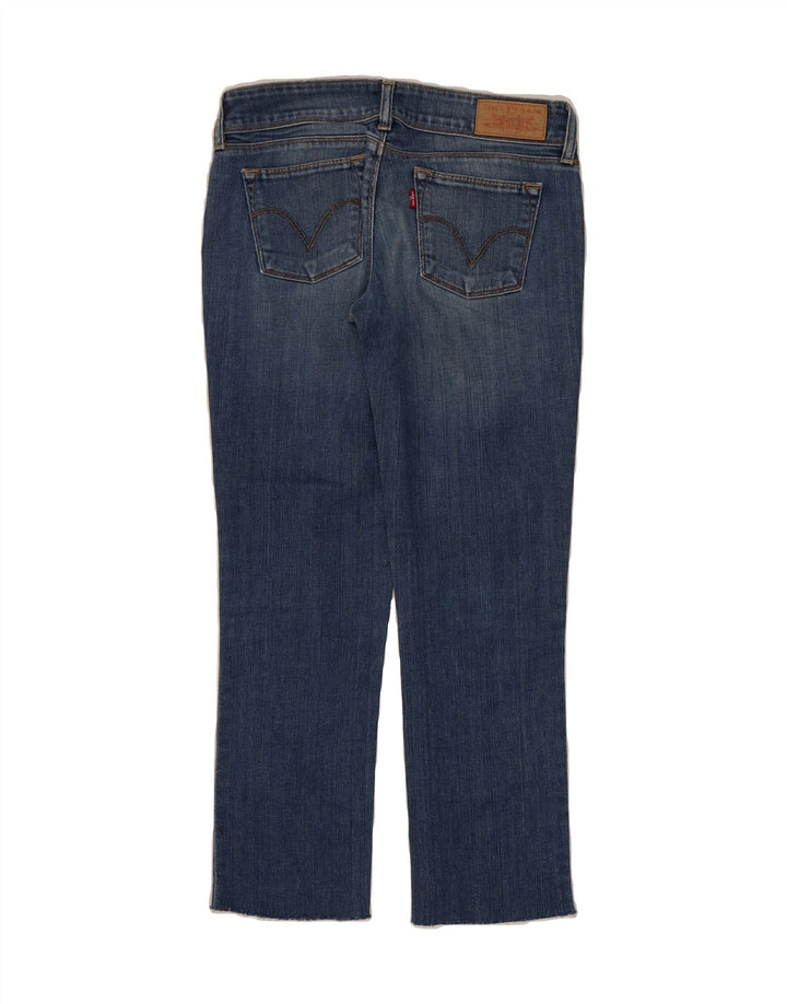 LEVI'S Womens Crop Straight Jeans  W29 L26 Blue Cotton Vintage Levi's and Second-Hand Levi's from Messina Hembry 
