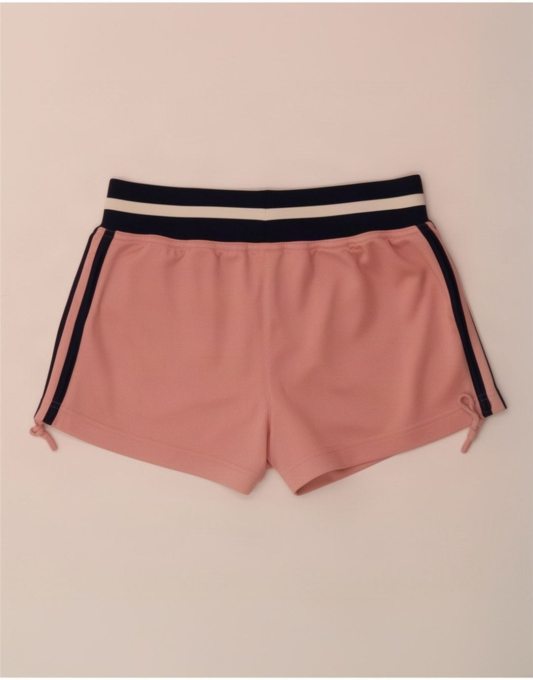 Adidas Sportsshorts til kvinder UK 12 Medium Pink Colourblock Polyester