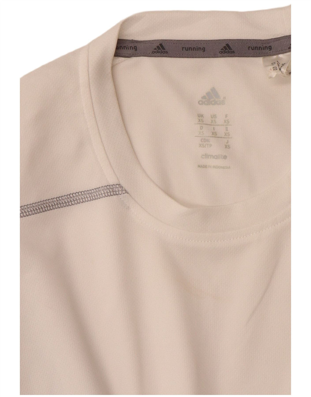 Adidas Herre Climalite T-Shirt Top XS Hvid Polyester