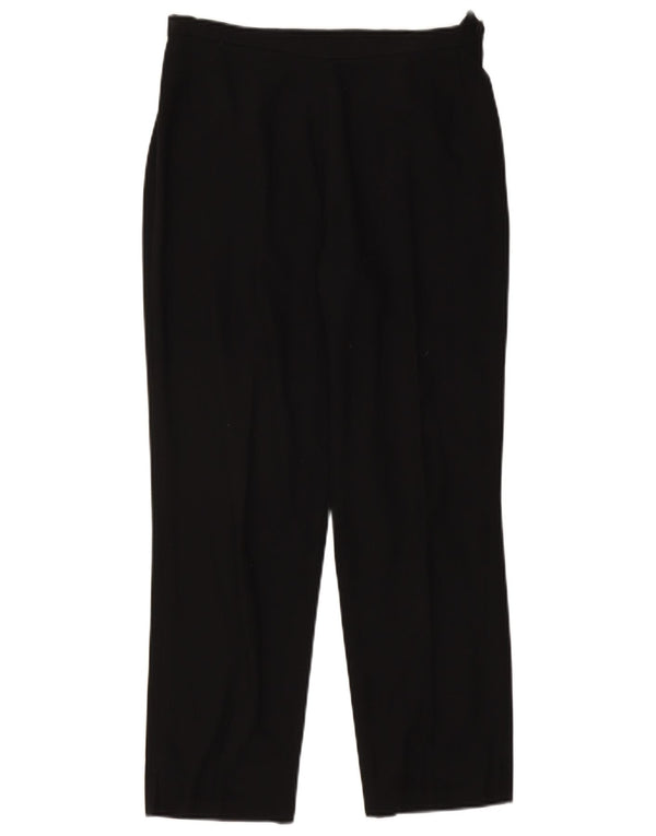 Marks & Spencer Lige fritidsbukser til kvinder UK 12 Medium W30 L27 Sort
