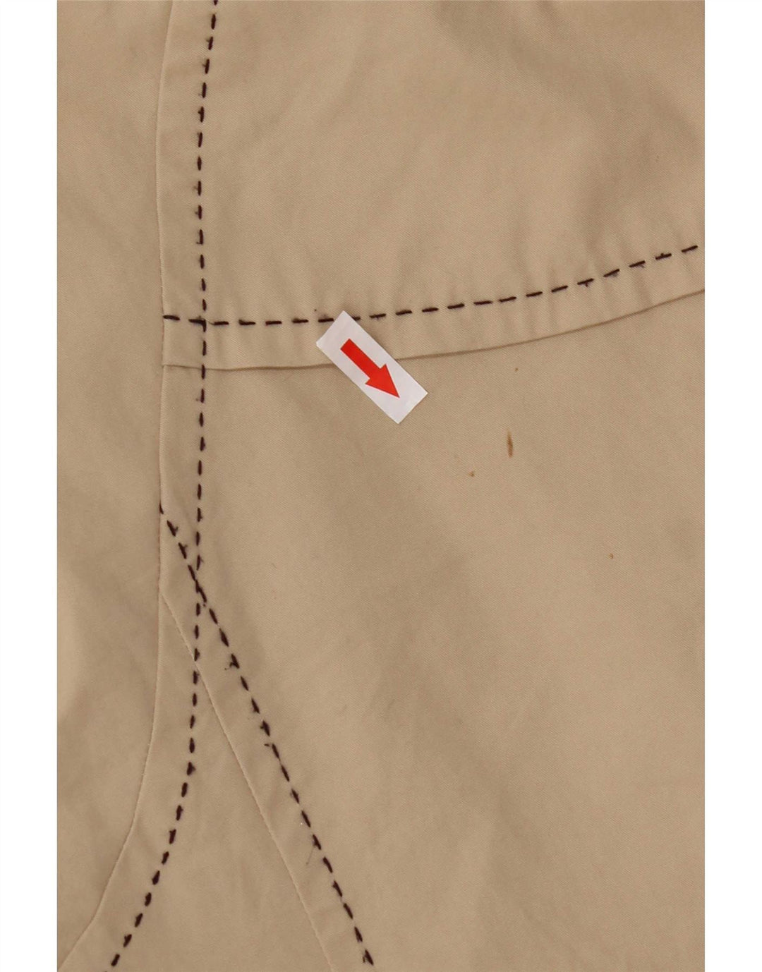 Tommy Hilfiger Militærjakke til kvinder UK 10 Lille Beige Bomuld