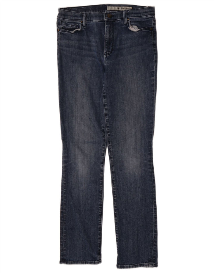 DKNY Dame Slim Jeans US 6 Medium W30 L30 Blå Bomuld